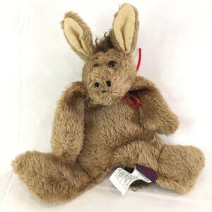 Boyds Bears BRABURN #5670 Flatties Lovey Brown Donkey Bear In The Attic 1996 NWT